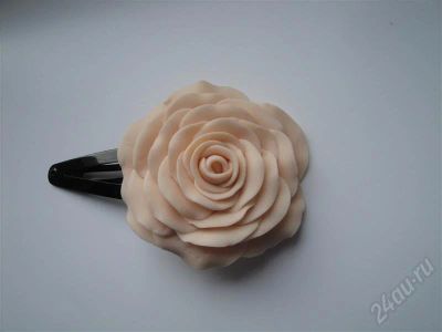 Лот: 653511. Фото: 1. Изделия из полимерной глины"Бежевая... Другое (ювелирные изделия, бижутерия, часы)