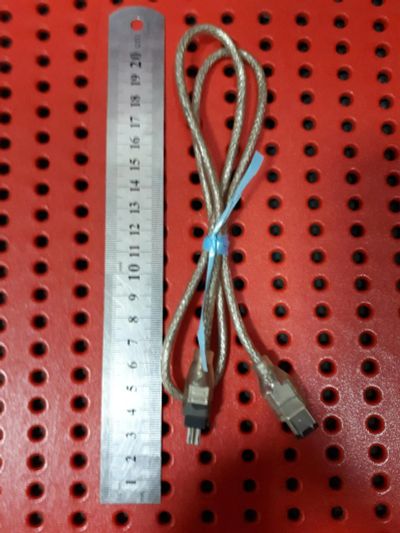 Лот: 10221015. Фото: 1. Провод переходник IEEE 1394 с... Шнуры, кабели, разъёмы
