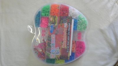 Лот: 5536655. Фото: 1. Набор яблоко Rainbow Loom Bands... Для рукоделия