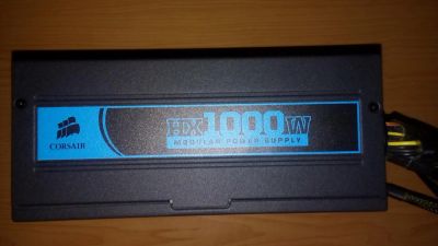 Лот: 9807203. Фото: 1. Мощный блок питания Corsair HX1000W. Корпуса, блоки питания