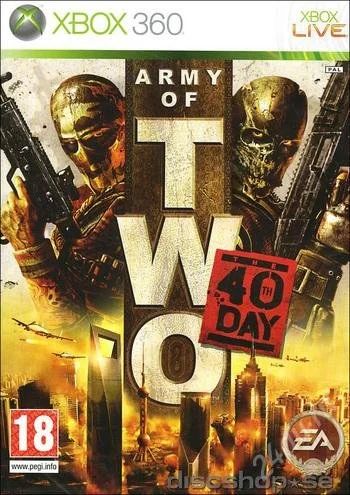 Лот: 1178357. Фото: 1. army of two: the 40th day (xbox... Игры для консолей