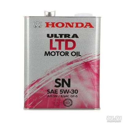 Лот: 12496065. Фото: 1. Honda Ultra LTD 5W30 SN 4 л. Масла, жидкости