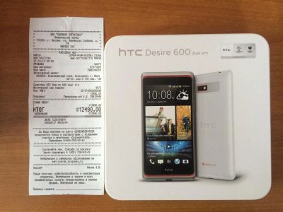 Лот: 3562392. Фото: 1. HTC Desire 600 dual sim rus (white... Смартфоны