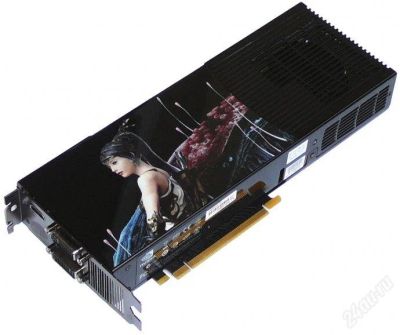 Лот: 1013094. Фото: 1. PCI-E 2.0 ASUS GeForce 9800 GX2... Видеокарты