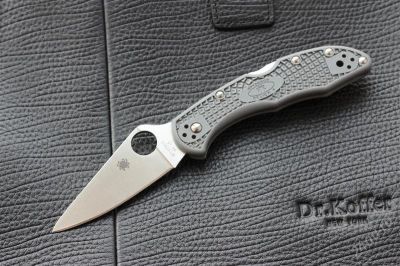 Лот: 1312752. Фото: 1. Нож Spyderco Delica 4 C11FPGY. Ножи, топоры
