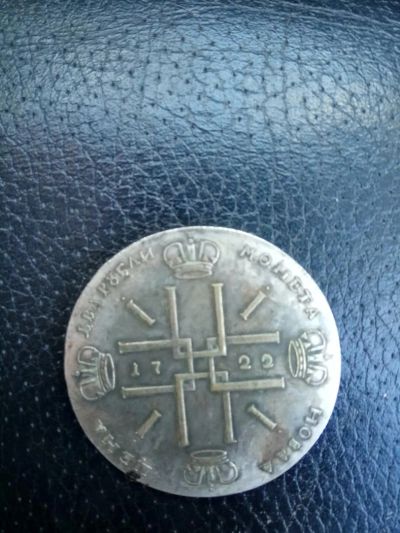 Лот: 10013904. Фото: 1. Монета 1722( два рубля). Россия до 1917 года