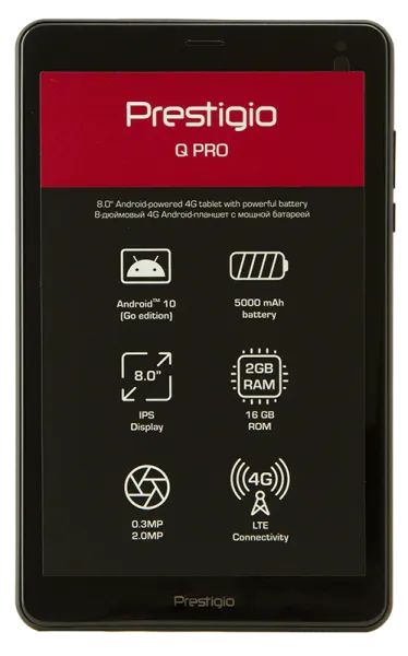 Лот: 22217982. Фото: 1. Prestigio Q Pro PMT4238 16GB 4G... Планшеты