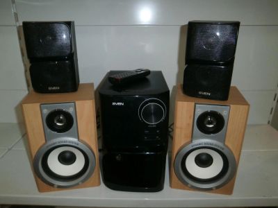 Лот: 11374482. Фото: 1. SVEN MS-305 Black + 2 кол. Speaker... Активные акустические системы