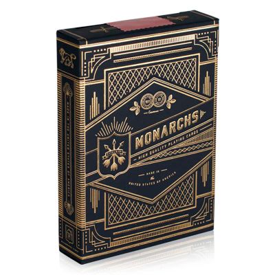 Лот: 12878865. Фото: 1. Карты Monarchs Black от Theory11... Настольные игры, карты