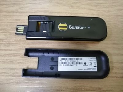 Лот: 17002091. Фото: 1. USB модем Билайн 1K6E 4G. Беспроводные модемы