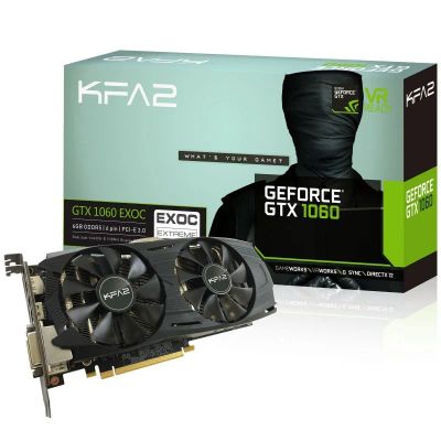 Лот: 9842374. Фото: 1. GeForce GTX1060 KFA2 6Gb, новая... Видеокарты