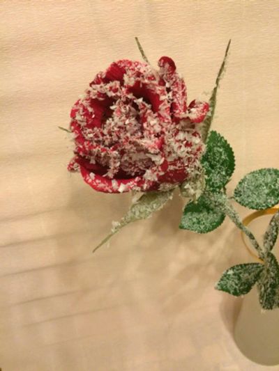 Лот: 6452895. Фото: 1. Роза в инее. Букет из конфет. Букеты из конфет, игрушек
