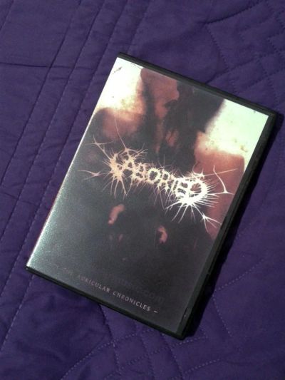 Лот: 3524818. Фото: 1. Концерт Aborted: Chronicles (Реплика... Видеозаписи, фильмы