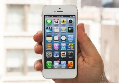 Лот: 2311842. Фото: 1. iPhone 5 16GB Белый (США, neverlock... Смартфоны