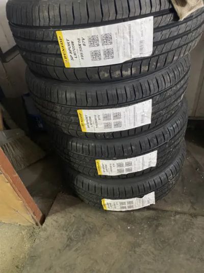 Лот: 22530069. Фото: 1. Летняя резина 195/55 R-16 "Dunlop... Шины