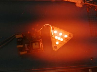 Лот: 21106823. Фото: 1. модуль светодиодный желтый с драйвером... Светодиоды