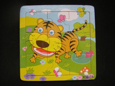 Лот: 6914284. Фото: 1. Пазлы для маленьких ,дерево "Тигр... Пазлы
