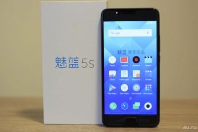 Лот: 9386289. Фото: 1. Meizu m5s 3/32 серый (новый, оригинал... Смартфоны