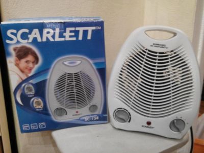 Лот: 7116560. Фото: 1. Тепловентилятор Scarlett SC-158... Вентиляторы бытовые
