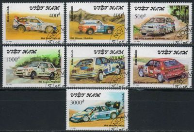 Лот: 17221236. Фото: 1. 1991. Вьетнам. Гоночные автомобили... Марки