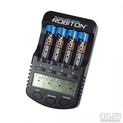 Лот: 18377853. Фото: 1. З/у Robiton ProCharger1000 с дисплеем... Зарядные устройства, блоки питания для бытовой техники