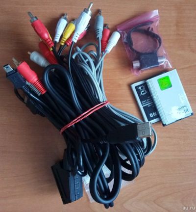 Лот: 15529073. Фото: 1. Кабель HDMI, тюльпаны 3.5 jack... Дата-кабели, переходники