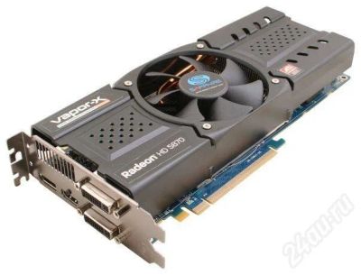 Лот: 401179. Фото: 1. Продам новую Radeon HD5870 2048... Видеокарты