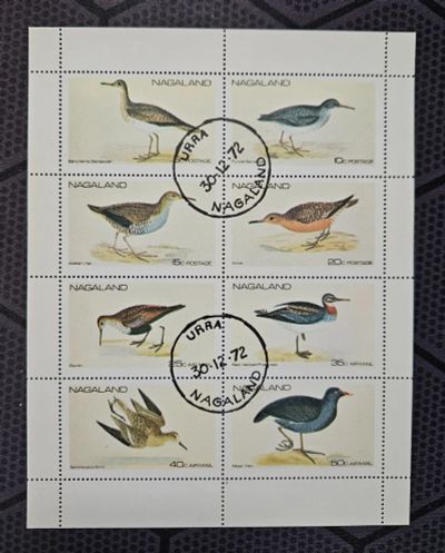 Лот: 25705233. Фото: 1. Марки: Нагаленд. 1972. Птицы... Марки