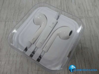 Лот: 13850460. Фото: 1. Наушники IPhone 5 вакуумные белые. Наушники, гарнитуры