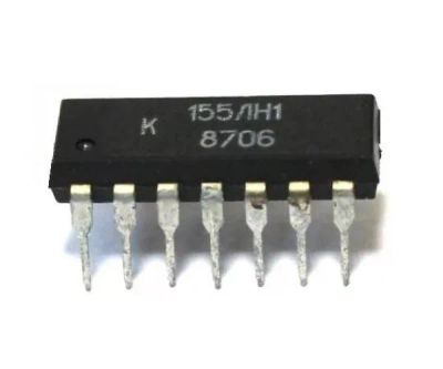 Лот: 11148455. Фото: 1. К155ЛН1 ( импортный аналог SN7404... Микросхемы