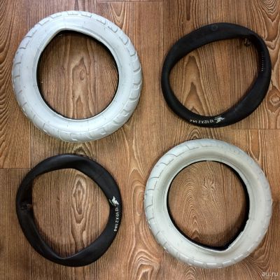 Лот: 16379986. Фото: 1. Шины 12” (57-203) на коляску... Другое (шины, диски)