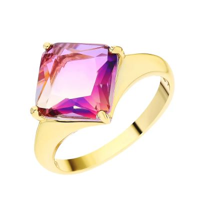 Лот: 23822833. Фото: 1. Серебряное кольцо с аметрином. Кольца, перстни