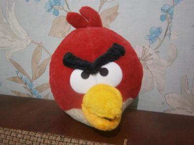 Лот: 3152412. Фото: 1. Птичка angry birds. Мягкие