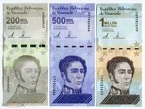 Лот: 19125078. Фото: 1. Венесуэла набор банкнот 200000... Америка