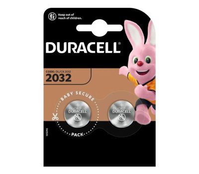 Лот: 22145908. Фото: 1. Элем.пит.DURACELL DL 2032 BP-2... Батарейки, аккумуляторы, элементы питания