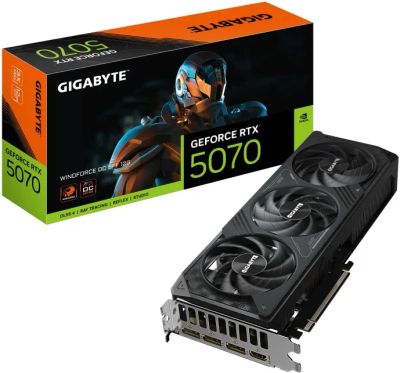 Лот: 25742480. Фото: 1. 12Gb Gigabyte RTX 5070 Windforce... Видеокарты