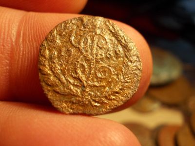 Лот: 15583024. Фото: 1. Полушка 1769 года, ЕМ. Россия до 1917 года