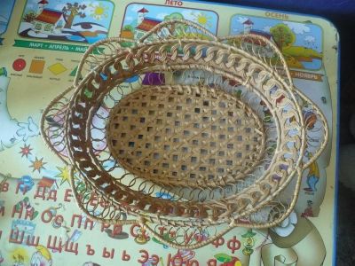 Лот: 2645240. Фото: 1. Корзинка плетеная. Другое (посуда, кухонная утварь)