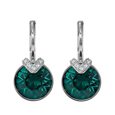 Лот: 23809148. Фото: 1. Cерьги с кристаллами SWAROVSKI. Другое (ювелирные изделия, бижутерия, часы)