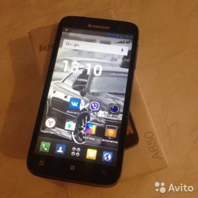 Лот: 9428635. Фото: 1. Смартфон Lenovo A850. Смартфоны