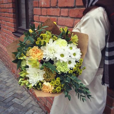 Лот: 8241231. Фото: 1. Сборный букет. Цветы на Щорса... Свежие цветы
