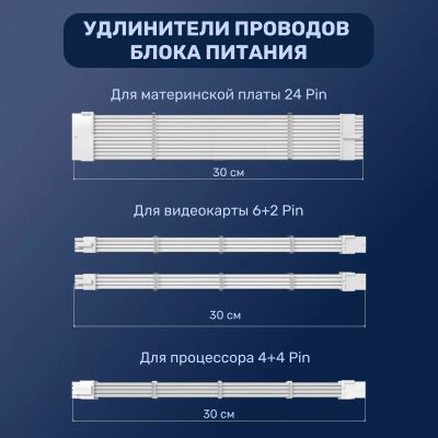 Лот: 21337707. Фото: 1. Удлинители проводов кастомные... Шлейфы, кабели, переходники