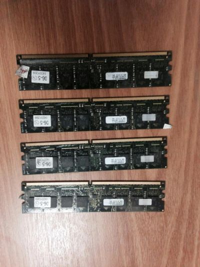 Лот: 4665947. Фото: 1. Оперативна память DDR 2 4*512mb. Оперативная память