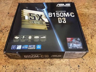 Лот: 6402753. Фото: 1. Новая материнская плата ASUS B150M-C... Материнские платы