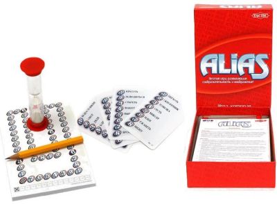 Лот: 5462106. Фото: 1. Настольная игра "Алиас" компактная... Настольные игры, карты