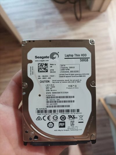 Лот: 19384230. Фото: 1. Жесткий диск 2.5" 500Gb. Жёсткие диски (HDD)