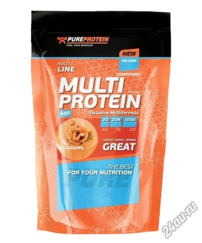 Лот: 5036949. Фото: 1. (Протеин мультикомпонентный) PureProtein... Спортивное питание, витамины