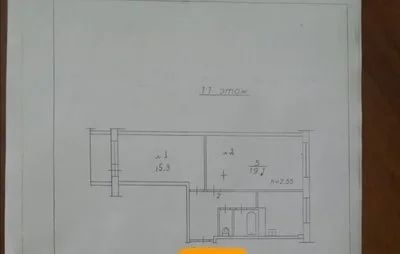 Лот: 17218695. Фото: 1. Продам 1/2 долю в 2 ком.квартире... Квартиры, студии