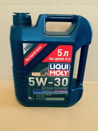Лот: 8845751. Фото: 1. Liqui Moly Optimal HT Synth 5W30... Масла, жидкости