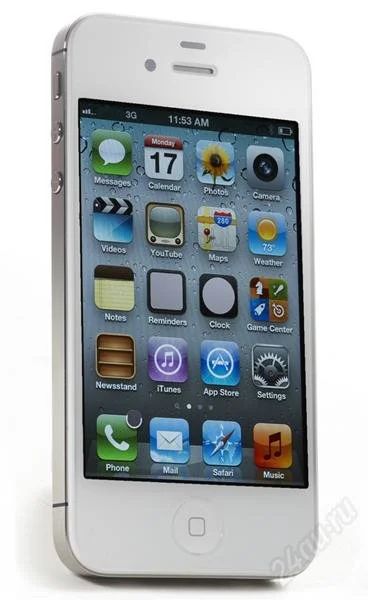 Лот: 1660774. Фото: 1. Iphone 4S 32 гб 32 gb Apple белый... Смартфоны